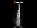 Waterpas LABORA 100 cm, dikwandig aluminium, 2 libellen
