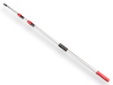 Vero Aluminium Telescopic Handle, 3-piece, length 171 - 400 cm, type no. 6540