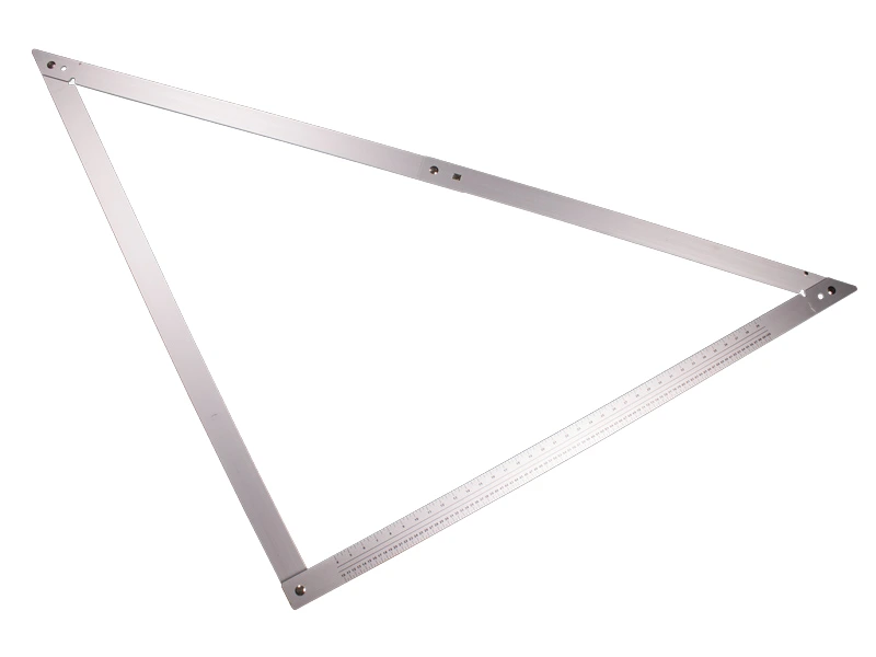 [1505300] Équerre pliante LABORA en aluminium 120 x 120 cm, avec housse de protection