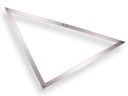 Folding square LABORA aluminium 120 x 120 cm, with protective cover