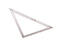Équerre pliante LABORA aluminium 60 x 60 cm, avec housse de protection