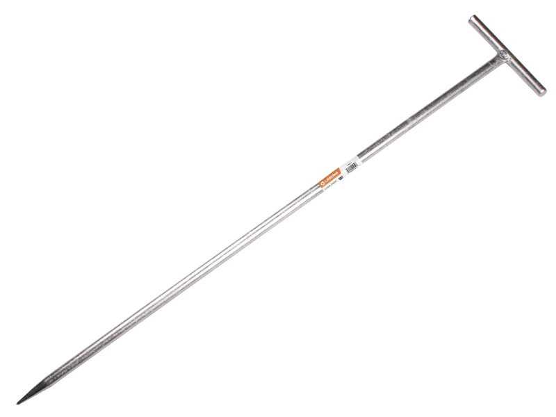 [970792] Piquet en fil d’acier LABORA 800 x 14 mm galvanisé, avec tête en T
