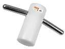 Plattenlegerramme LABORA mit Nylonklotz ø 90 mm, 3000 Gramm