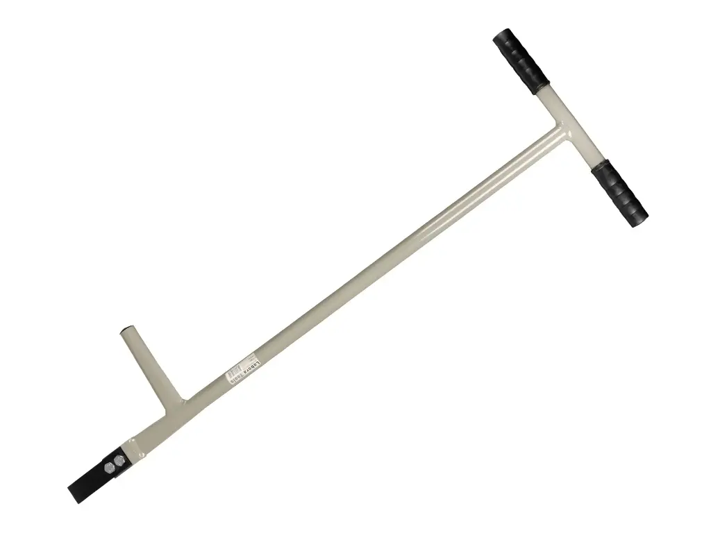 [970960] Richteisen - Begradigungswerkzeug LABORA 95 cm, mit gehärtet stalen Messer und Tritt