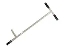 Aligneur de pavés - Aligneur de pavés LABORA 95 cm, avec lame en acier trempé et marchepied