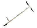 Aligneur de pavés - Aligneur de pavés LABORA 95 cm, avec lame en acier trempé et marchepied