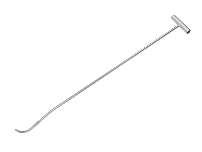 Manhole cover hook LABORA 1000 x 12 mm galvanised, with forged curl