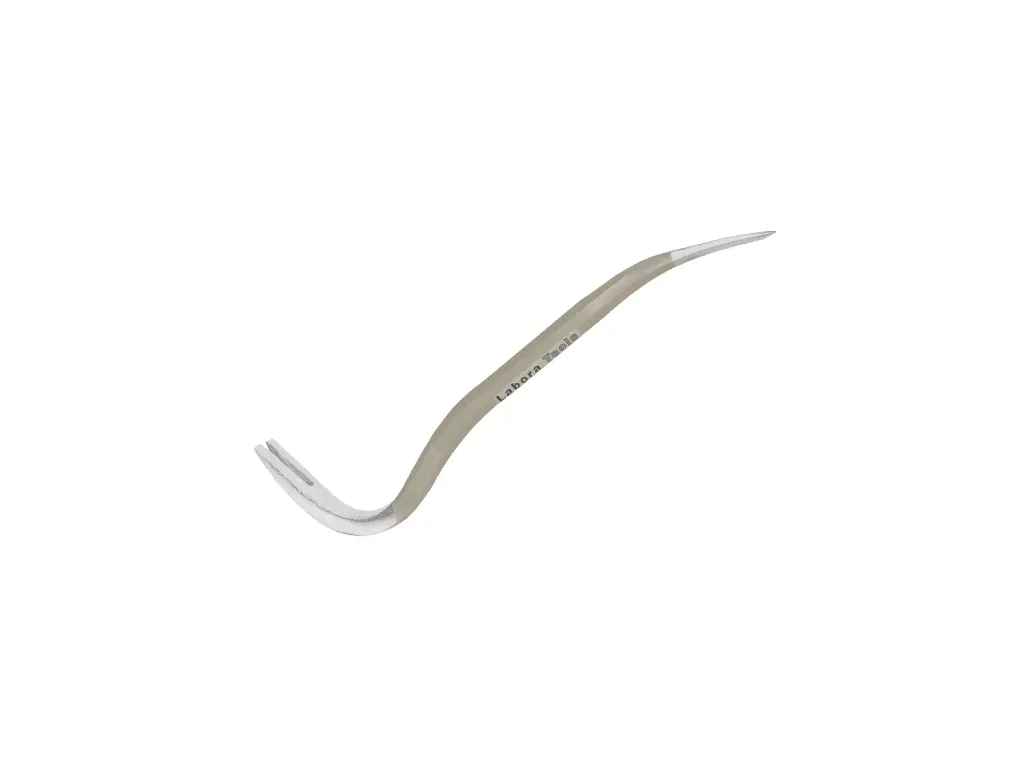 Wrecking Bar – Crowbar LABORA 300 x 18 mm hexagonal, with polished claw and chisel