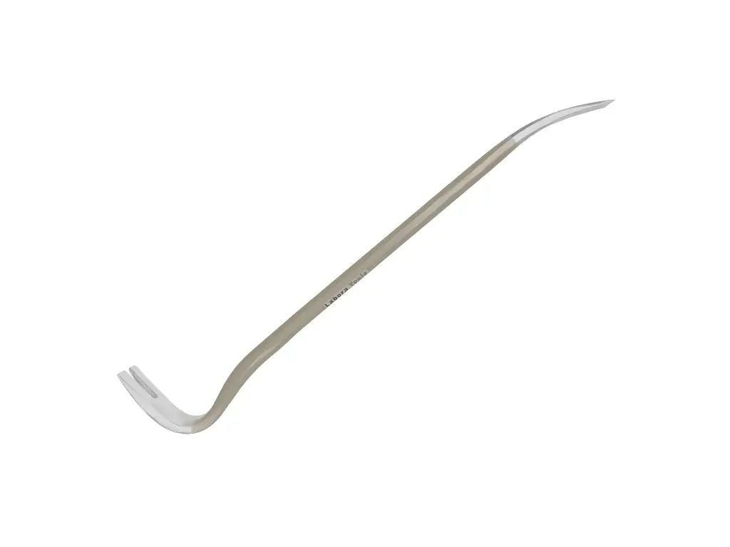 [970433] Pied-de-biche – Pied-de-biche LABORA 600 x 18 mm hexagonal, avec griffe polie et burin