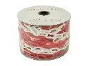 Chaîne de balisage en plastique 8 mm, rouge-blanc 25 mètres