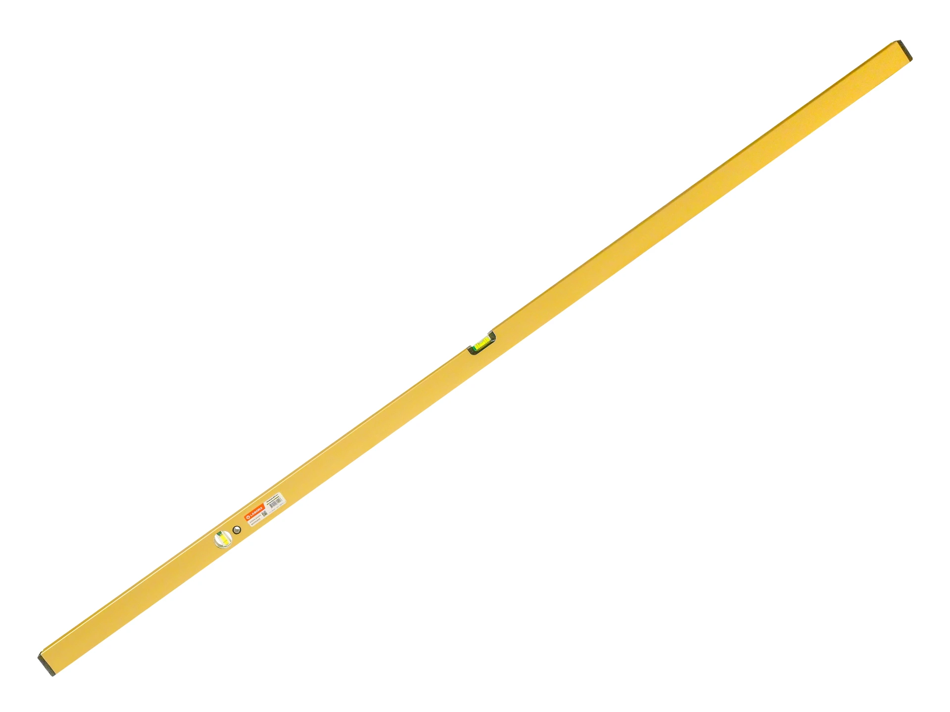 Niveau à bulle LABORA Gold 200 cm, aluminium à paroi épaisse, 2 fioles, version renforcée