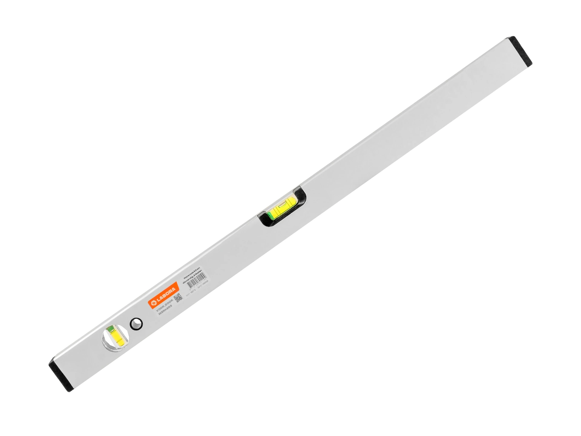 [960112] Spirit level LABORA 60 cm, thick-walled aluminium, 2 vials