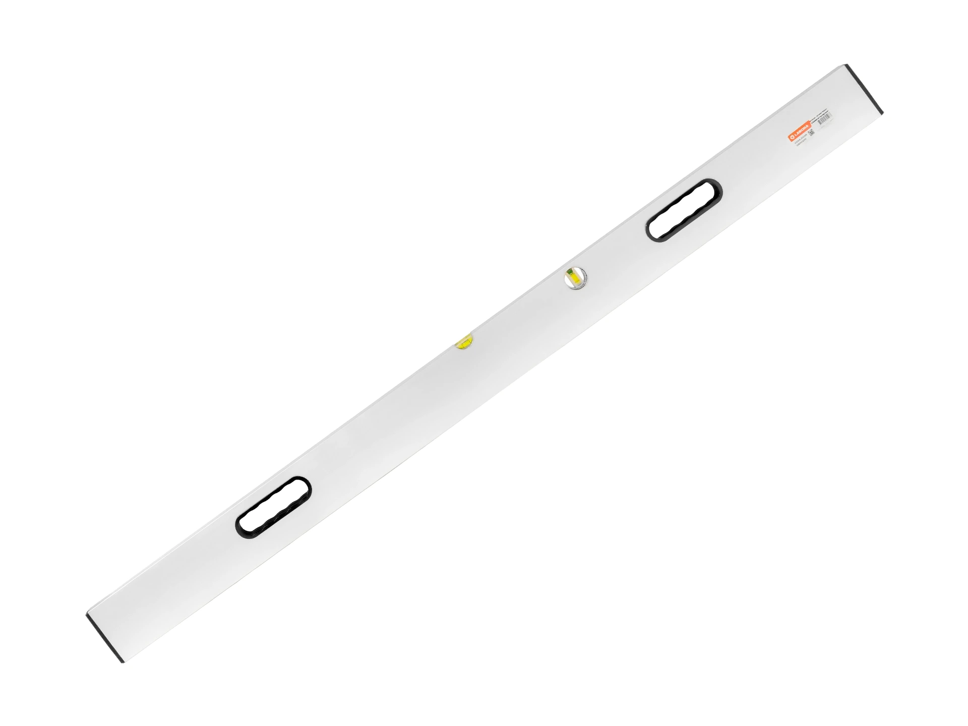 [960126] Straightedge - Screed LABORA 150 cm, 100 x 18 mm, with 2 spirit levels and 2 handles